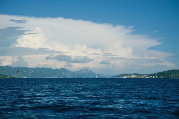 Bellissimo paesaggio marino di Split Channel — Foto Stock