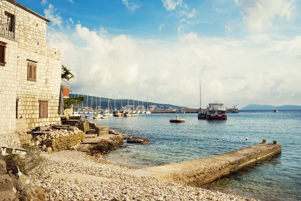 Bellissimo paesaggio marino della Croazia — Foto Stock