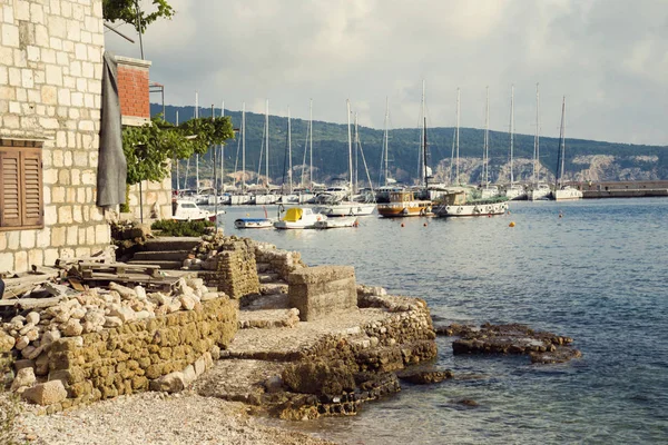 Bellissimo paesaggio marino della Croazia — Foto Stock