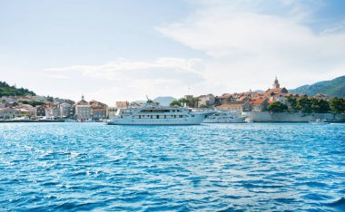 Hırvatistan güzel deniz manzarası