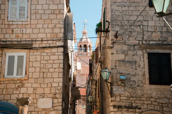 Old town of Korcula in Croatia — Stock Photo, Image