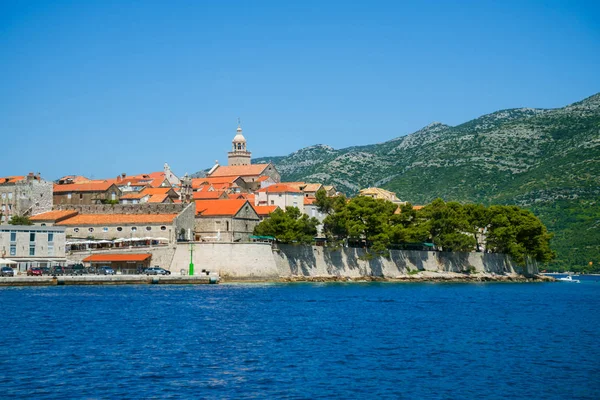 Гарний вид на море Хорватії — стокове фото