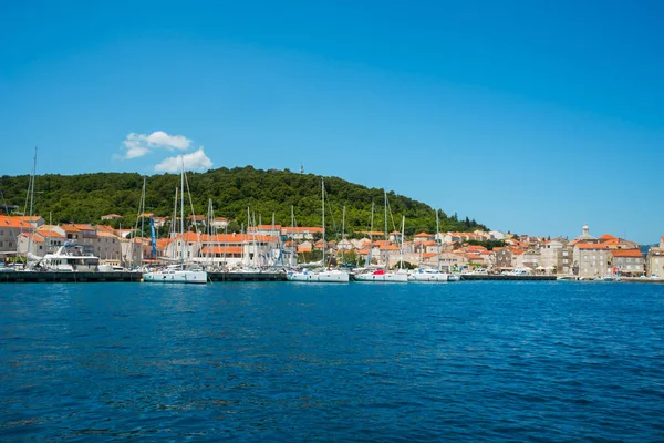 Przystań na Adriatyku — Zdjęcie stockowe