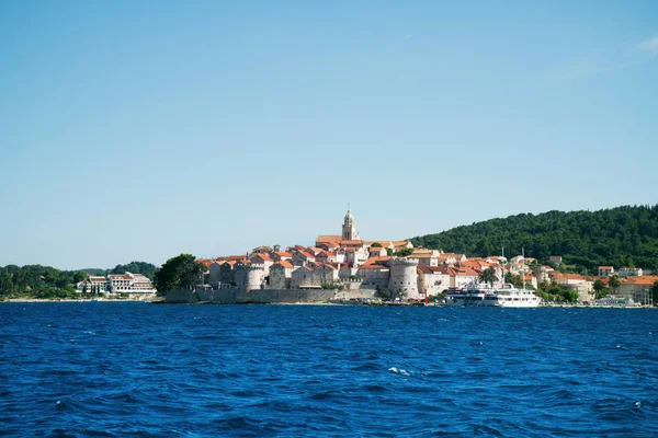 Beau paysage marin de la Croatie Photo De Stock