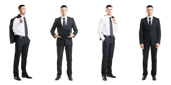 Young and smart businessman collage — Stock Photo, Image