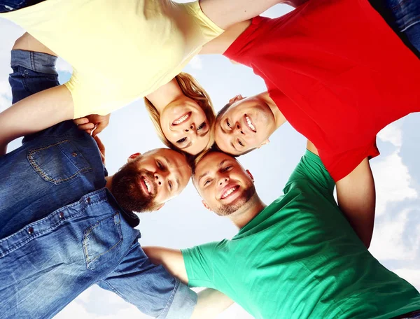 Group of happy young friends — Stock Photo, Image