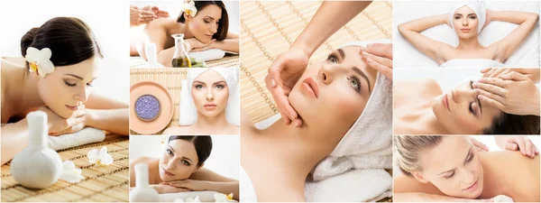 Mulheres recebendo tratamento de spa — Fotografia de Stock