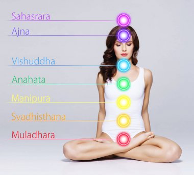 güzel bir kadın meditasyon
