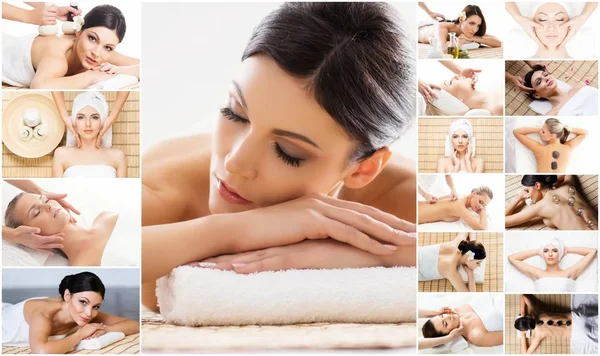 Mujeres recibiendo tratamiento de spa —  Fotos de Stock