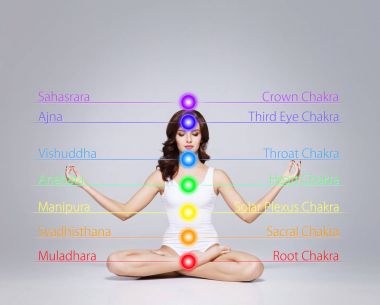 güzel bir kadın meditasyon
