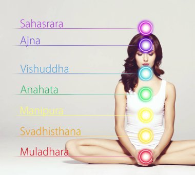 güzel bir kadın meditasyon