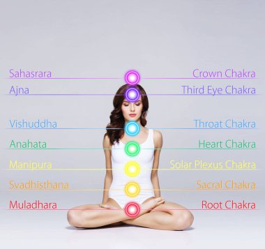 güzel bir kadın meditasyon