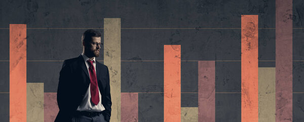 businessman in black suit