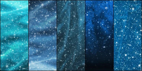 Galaxii hvězd koláž — Stock fotografie