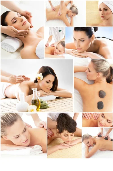 Mulheres recebendo tratamento de spa — Fotografia de Stock