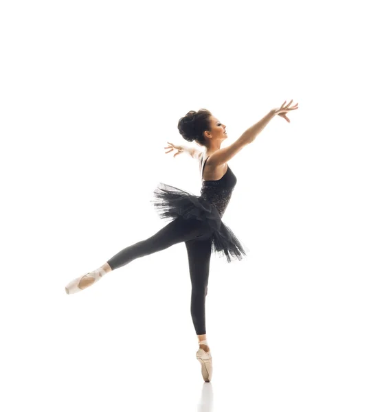 Bailarina de ballet femenina en performance artística Fotos De Stock Sin Royalties Gratis