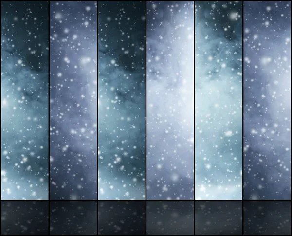 Collage stelle galassia — Foto Stock