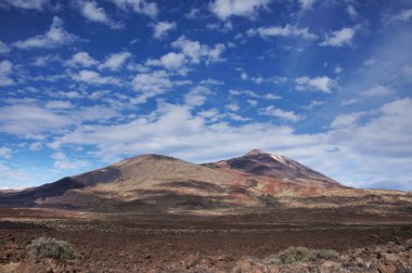 şaşırtıcı görünümünü Teide yanardağı, Tenerife, Kanarya Adaları, İspanya