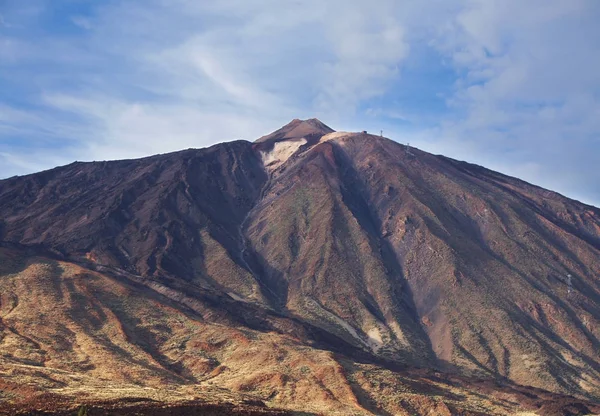 Incrível Vista Vulcão Teide Tenerife Ilhas Canárias Espanha — Fotografia de Stock