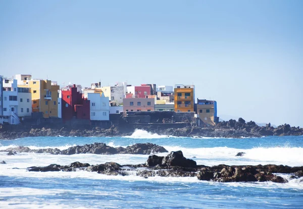 Puerto Cruz Kust Teneriffa Kanarieöarna Spanien — Stockfoto