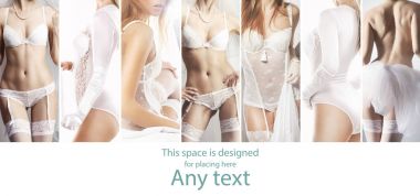 Genç, seksi ve güzel gelin iç çamaşırı. Gelin iç çamaşırı kadın koleksiyonu.