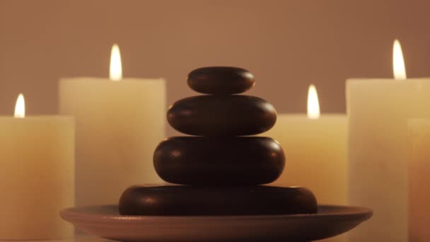 Aromaterapia Massagem Oriental Conceito Tratamento Spa Composição Relaxamento Fundo — Vídeo de Stock