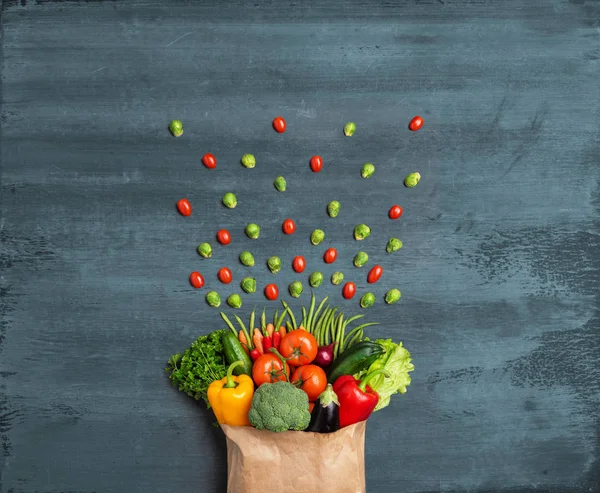 Conceito Dieta Alimentação Saudável Frutas Legumes Alimentos Veganos Ingredientes Nutricionais Fotos De Bancos De Imagens Sem Royalties