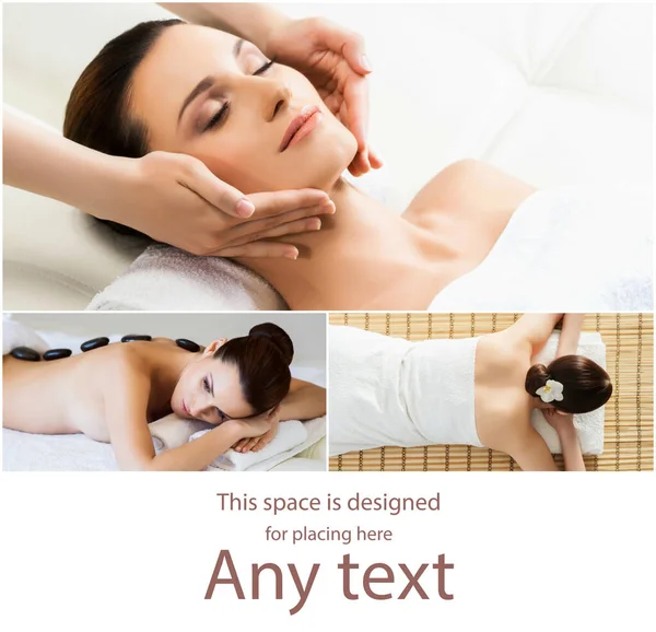 Massaging Healing Set Health Medicine Recreation Healing Massaging Concept — Stock Photo, Image