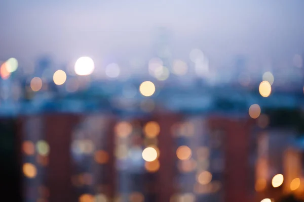 Abstract blurred city lights — Stock Photo, Image