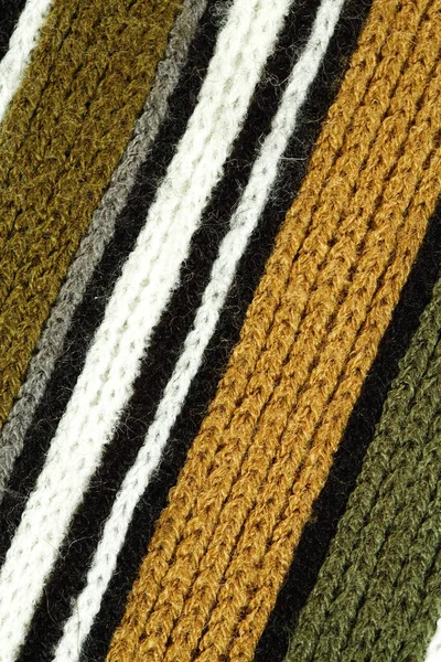 Bufanda a rayas de lana — Foto de Stock