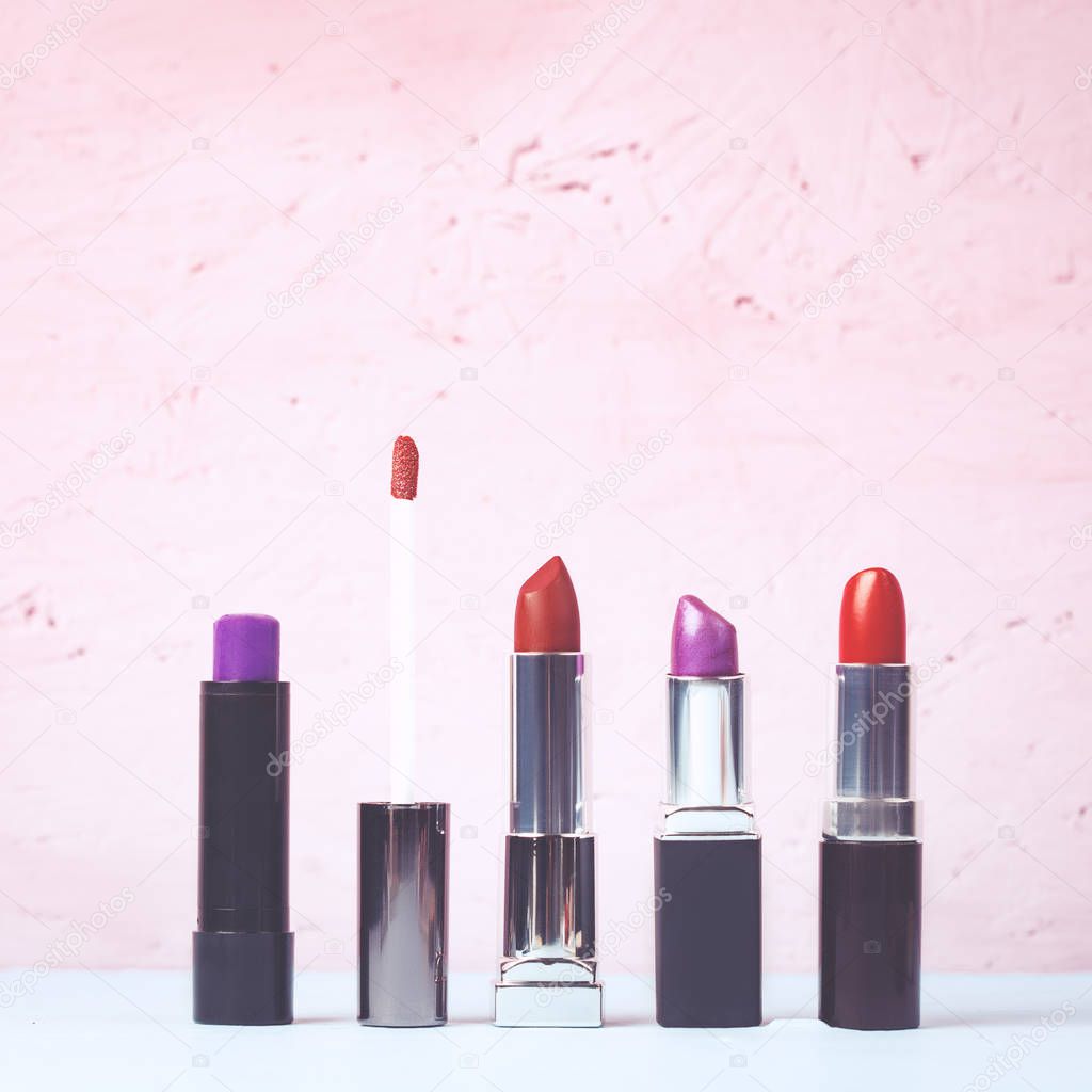 Different types of lipsticks for choice