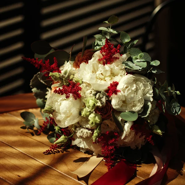 Wedding rustic flowers — Stock Photo, Image