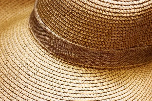 Slaměný klobouk detail — Stock fotografie
