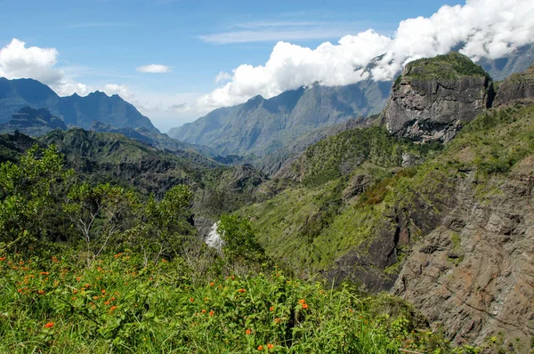 Landscape of Cirque of Cilaos — Stock Photo, Image