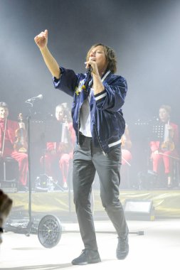 Lugano şarkıcı Gianna Nannini'nın konserinde