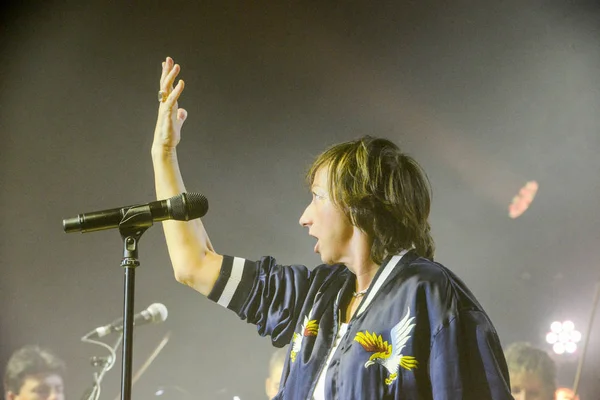 Concierto de la cantante Gianna Nannini en Lugano — Foto de Stock