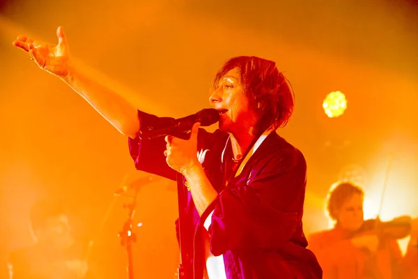 Singer Gianna Nannini's concert at Lugano — Stock Photo, Image