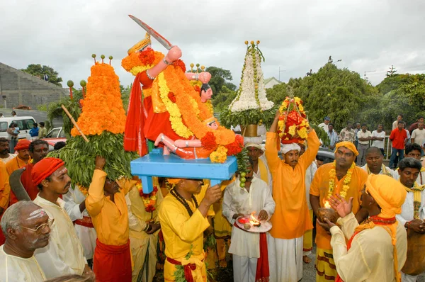 Celebração hindu do Pandiale em Saint Andre em La Reunion — Fotografia de Stock