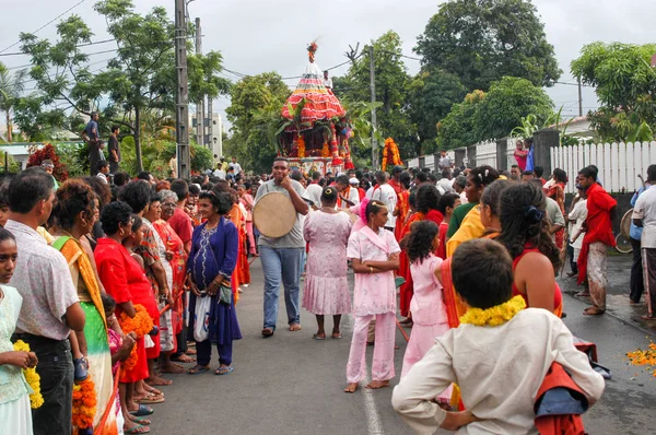 Hindu-Feier der Pandiale bei Saint andre auf La Réunion — Stockfoto