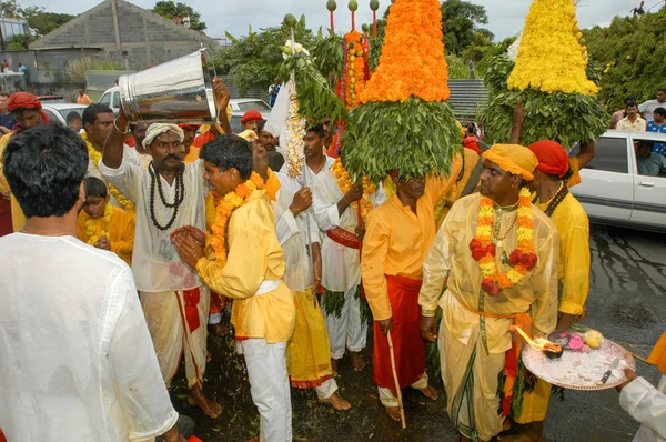 Hindu-Feier der Pandiale bei Saint andre auf La Réunion — Stockfoto