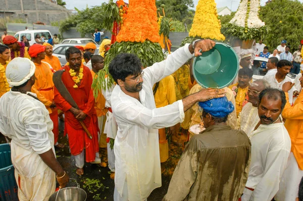 Hindu-Feier der Pandiale bei Saint andre auf La Réunion — Stockfoto