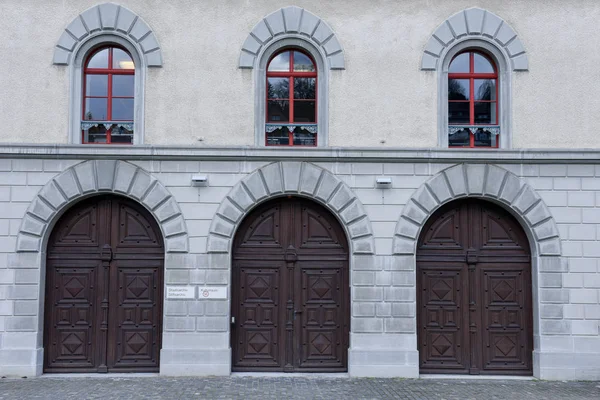 Door detail at the abbey of St. Gallen — Stock Photo, Image