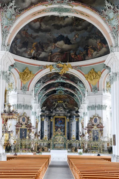 在瑞士的圣加仑修道院 — 图库照片