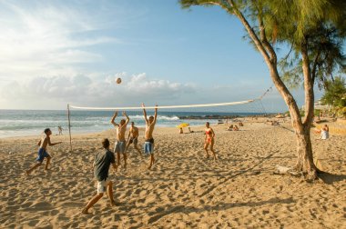 La Reunion adasında Boucan Canot beach