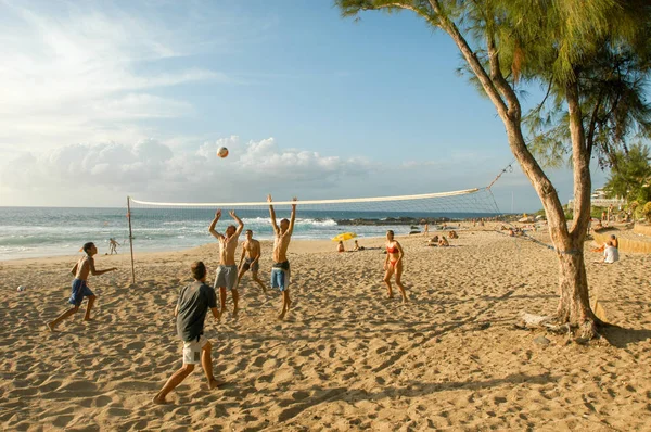 La Reunion adasında Boucan Canot beach — Stok fotoğraf