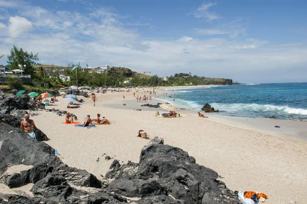 The beach of Boucan Canot — Stock Photo, Image