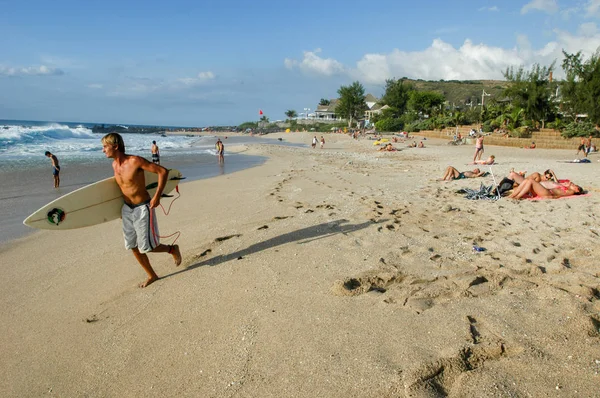 The beach of Boucan Canot — Stock Photo, Image