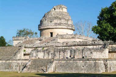 Chichen Itza, Maya Gözlemevi harabe