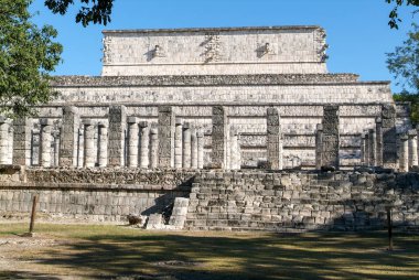 Chichen Itza, Yucatan, Meksika savaşçıların Tapınağı
