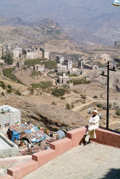 У селі з Аль-Khutayb на Ємен — стокове фото